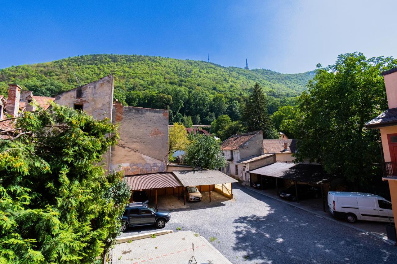 Black Gate - Quiet Studio In The Heart Of Old Town With Free Private Secured Parking Braşov Exterior foto